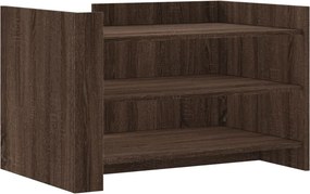 vidaXL barna tölgyszínű szerelt fa dohányzóasztal 80 x 50 x 50 cm