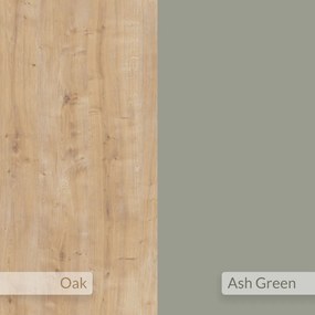 Eco - Ash Green, Sapphire Oak