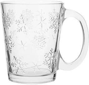Altom 6 db üvegcsésze Snowflakes 300 ml