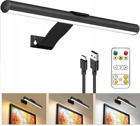 Fürdőszobai Led lámpa Wall Lamp fekete fali lámpa tükör fölé 3 üzemmód