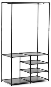 Fekete Fém Ruhafogas. GD-172 BK