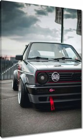 Vászonkép 70x100 Volkswagen Golf 2 kettes