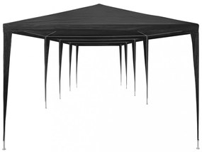 antracitszürke PE rendezvénysátor 3 x 12 m
