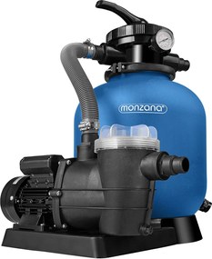 AQUA homokszűrő medencéhez, 9600 l/h, kék Monzana