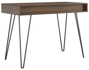 Íróasztal diófa dekorral 49x104 cm Concord – Novogratz