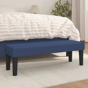 vidaXL kék szövet pad 100 x 30 x 30 cm