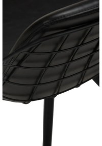 Sway fekete műbőr étkezőszék - DAN-FORM Denmark