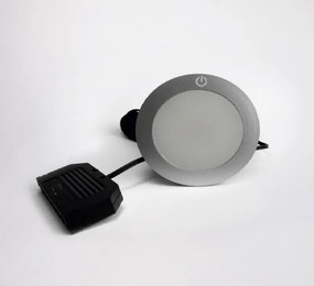 Led lámpatest OLW-15 alumínium/hideg fehér kapcsolóval