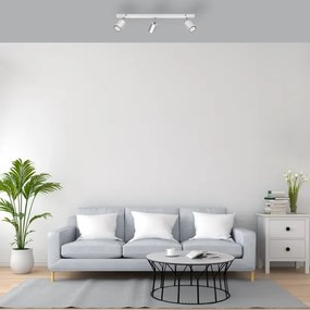 LED Spotlámpa TUNE 3xGU10/4,8W/230V matt króm/fehér