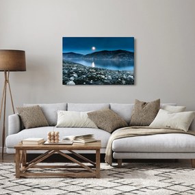 Egy éjszakai táj képe, Izland (90x60 cm)