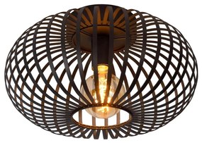 Lucide 78174/40/30 - Mennyezeti lámpa MANUELA 1xE27/60W/230V átm. 39,5 cm fekete