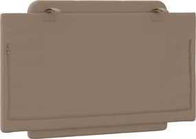 cappuccino színű műbőr fejtámla párna Zadar 90 cm