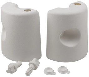 Casaria® Súlykészlet - 4 db fehér