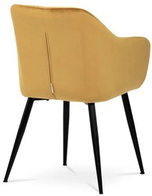 Sárga Bársony Étkezőszék. PIKA YEL4