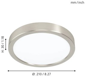 Eglo 99229 - LED mennyezeti lámpa FUEVA 5 LED/16,5W/230V
