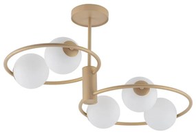 Csillár rúdon AQUA 5xG9/12W/230V arany