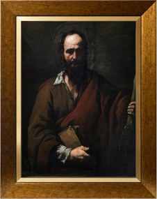 Simon Apostol Szakrális Kép Arany Vászon Díszkeret 30X40