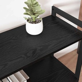 Könyvszekrény Musta tammi 80 x 30 x 48.5 cm Faanyag