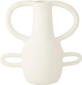 Neon, dekoratív váza, fehér, J-line