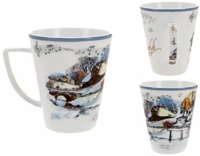 Vivaldi porcelán bögre díszdobozban - 400 ml Négy évszak Tél