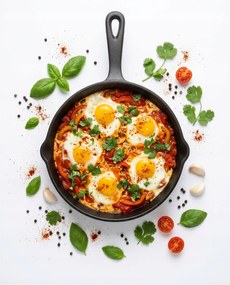 Öntöttvas Serpenyő 20cm Öntvény Ekektromos Gáztűzhely Sütőkhöz