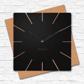 DUBLEZ | Egyedi fa falióra - Diagonala