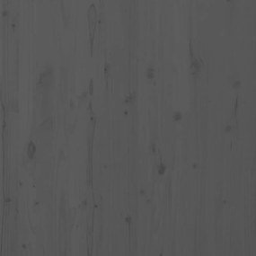 szürke tömör fenyőfa fali fejtámla 146 x 3 x 91,5 cm