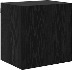 vidaXL TV Fali Szekrény Fekete tölgy 40,5x30x40cm Faanyag