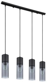 Globo 21000-4HB - ANNIKA 4xE27/25W/230V fekete függeszték