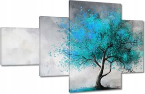 Vászonkép 130x80 Kék fa Modern Art