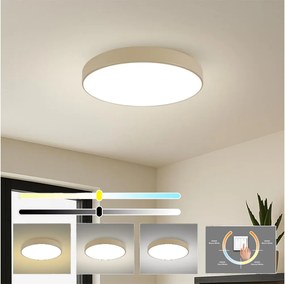Brilagi - LED mennyezeti lámpa POOL LED/60W/230V 3000/4500/6000K átm. 60 cm bézs
