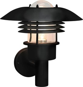 ELSTEAD MALMO-W-BLK MALMO Modern Kültéri Fali Lámpa Fekete E27 IP44