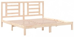 tömör fenyőfa ágy matrac nélkül 200 x 200 cm