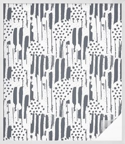 Ablakfólia öntapadós Adatvédelem Csíkok és pöttyök 100x116 cm