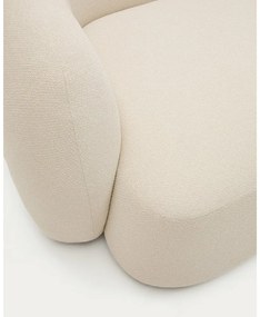 Krémszínű zsenília sarokkanapé (jobb oldali-heverő résszel) Martina – Kave Home