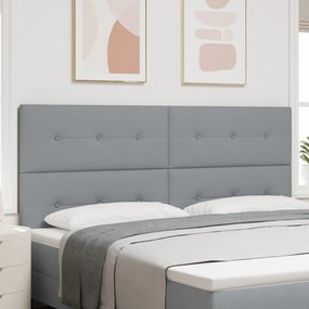 LED Fejtámla Világosszürke 100 cm Szövet
