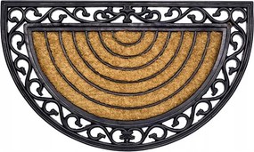 Lábtörlő kókusz gumi félkör 75 x 45 cm