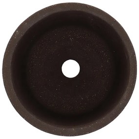Terrakotta virágcserép, sötétbarna, 12 cm átmérőjű