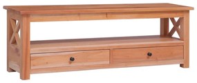 tömör mahagóni TV-szekrény 115 x 30 x 40 cm