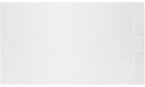 Zuhanytálca Bazalt White 80x120