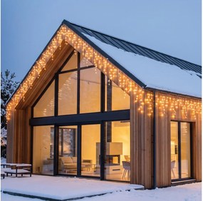 BRILAGI - LED kültéri karácsonyi fényfüzér 1080xLED/8 funkcióval 33m IP44 meleg fehér jégcsapok