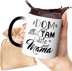Varázsbögre Nyomott Mintával A Ház Ott Van, Ahol Anya Van Ajándék Anyának