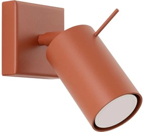 Sollux SL.1506 - Fali spotlámpa RING 1xGU10/10W/230V piros