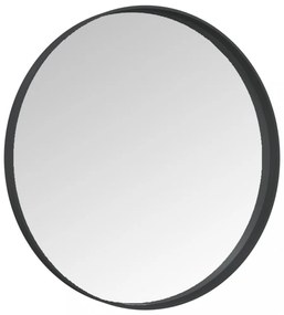 fekete falitükör 50 cm