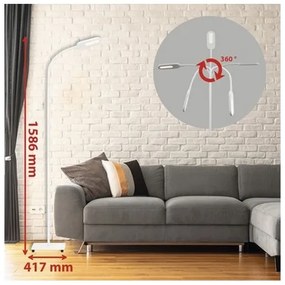 Briloner 1297-016 - LED Dimmelhető állólámpa LED/8W/230V