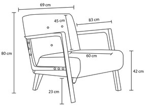 Fotel Kramer K (antracit). 1101653