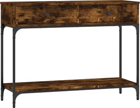 vidaXL füstös tölgy színű szerelt fa tálalóasztal 100 x 34,5 x 75 cm