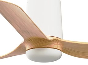FARO 33833WT - Mennyezeti ventilátor MINI PUNT TUB S barna/fehér átm. 90 cm WT + távirányító