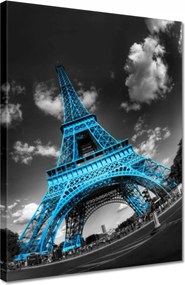 Vászonkép 30x40 Türkiz Eiffel-torony