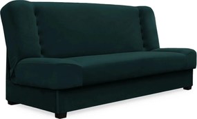 Ágyazható kanapé zöld színben, velúr kárpittal PIANO